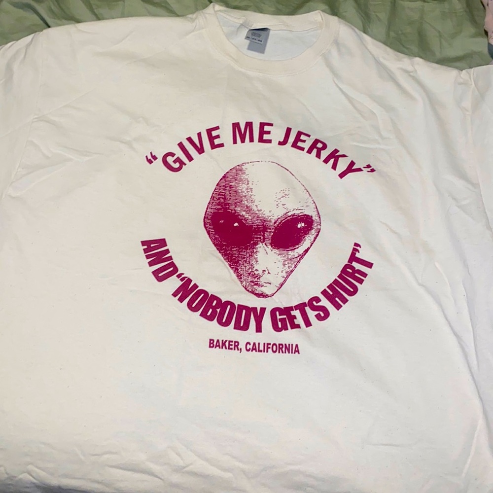 Alien jerky baker California t shirt